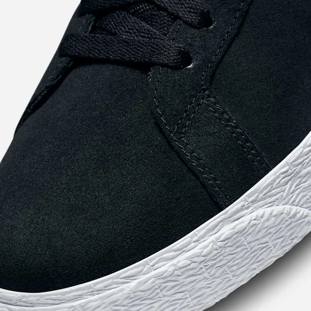 Chunky Nike Shoes 864349002 Black White Blazer Mid Nike SB Suede Skateboarding Shoes