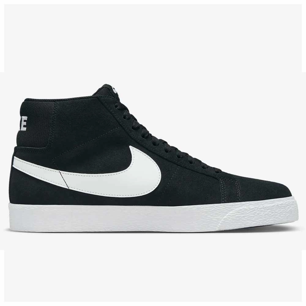 864349002 Black White Blazer Mid Nike SB Suede Skateboarding Shoes Build Custom Nike Shoes