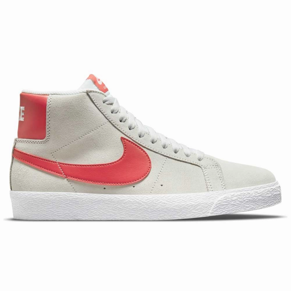 Nike Unisex Shoes 864349109 Summit White Red Blazer Mid Nike SB Suede Skateboarding Shoes