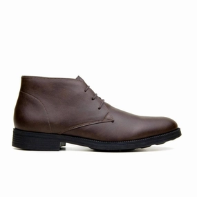 Jungle Boots 'Tivoli' classic vegan leather Chukka by Vincente Verde -  espresso