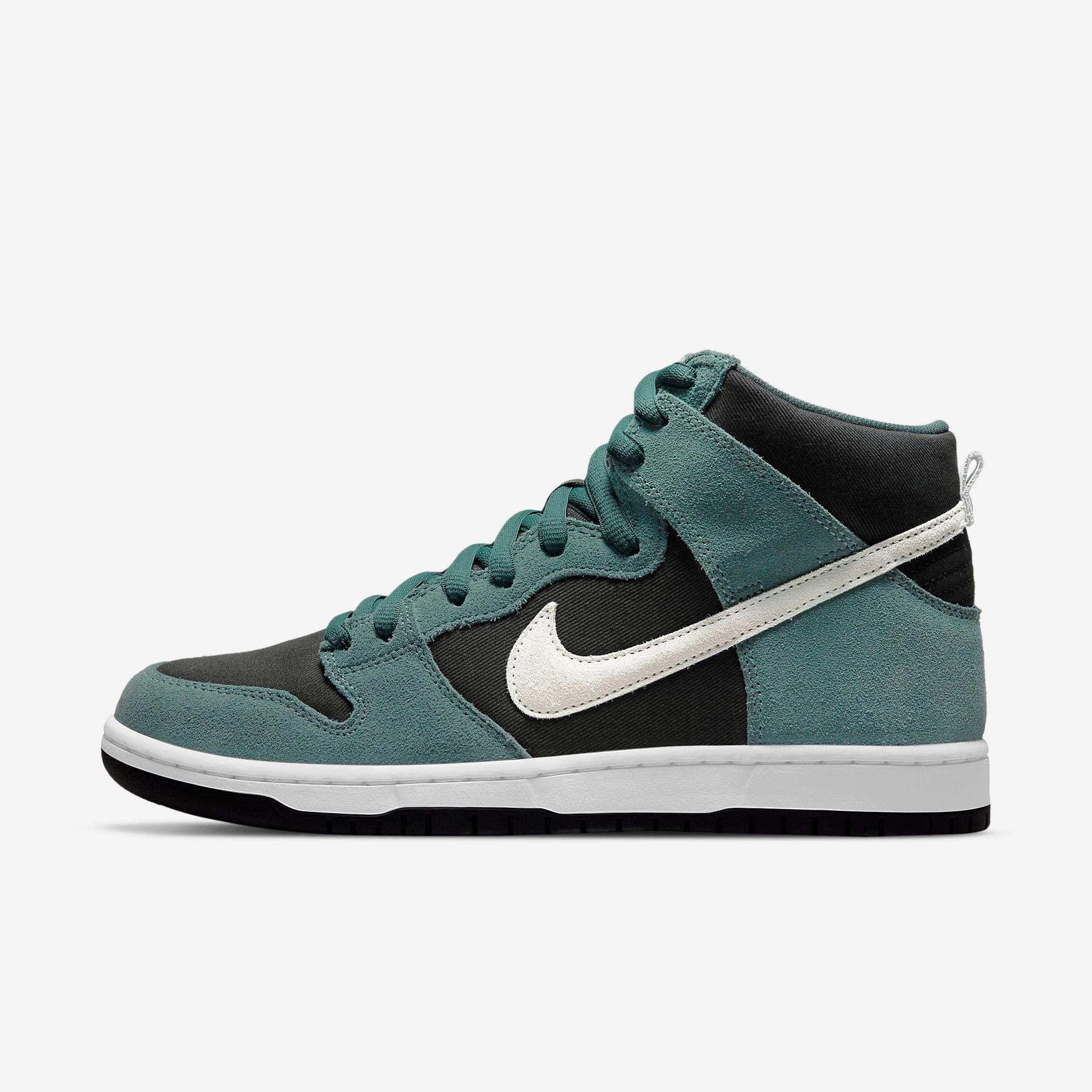 (UK & EU ONLY) Nike SB - Dunk High Pro Shoes - Mineral Slate / Sail / Black / White 49ers Nike Shoes