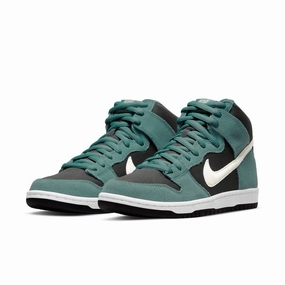 Nike Raider Shoes (UK & EU ONLY) Nike SB - Dunk High Pro Shoes - Mineral Slate / Sail / Black / White