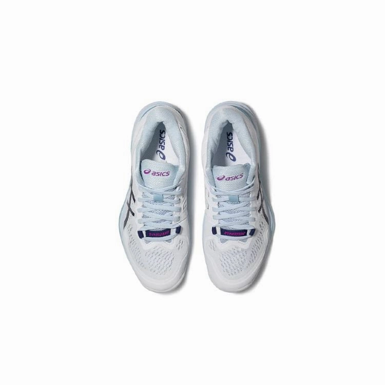 (WMNS) ASICS Sky Elite FF MT 2 'White Black Blue' 1052A054-102 Asics Vs Under Armour Shoes