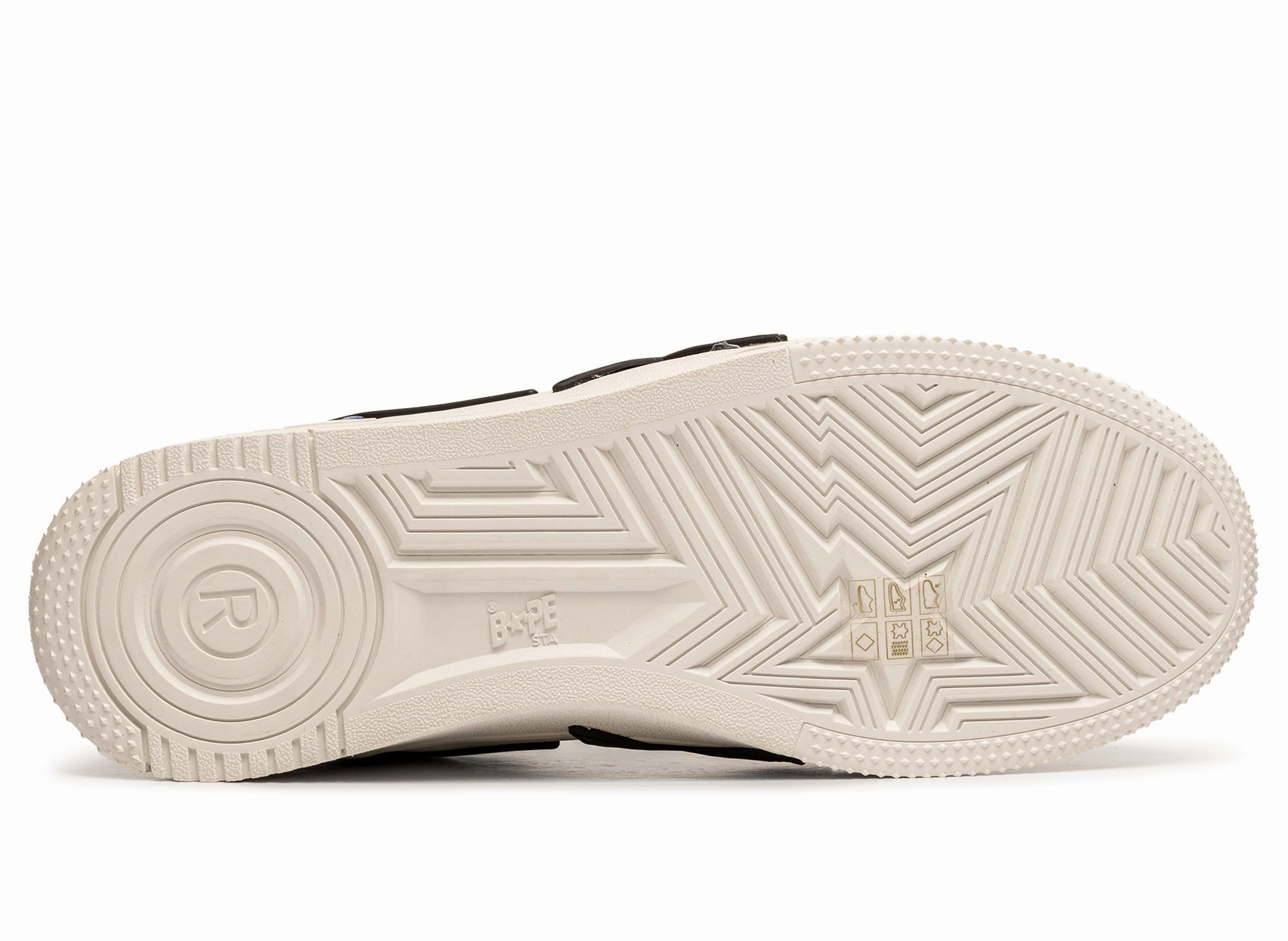 Cream Brogue Shoes A Bathing Ape Bape Sta OS #1 M1 in Blue