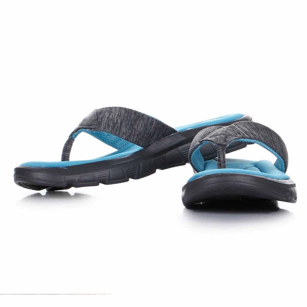 A-HA Casual Blue Flip Flops For Women CUSHION-20 By Liberty Tropical Flip Flops