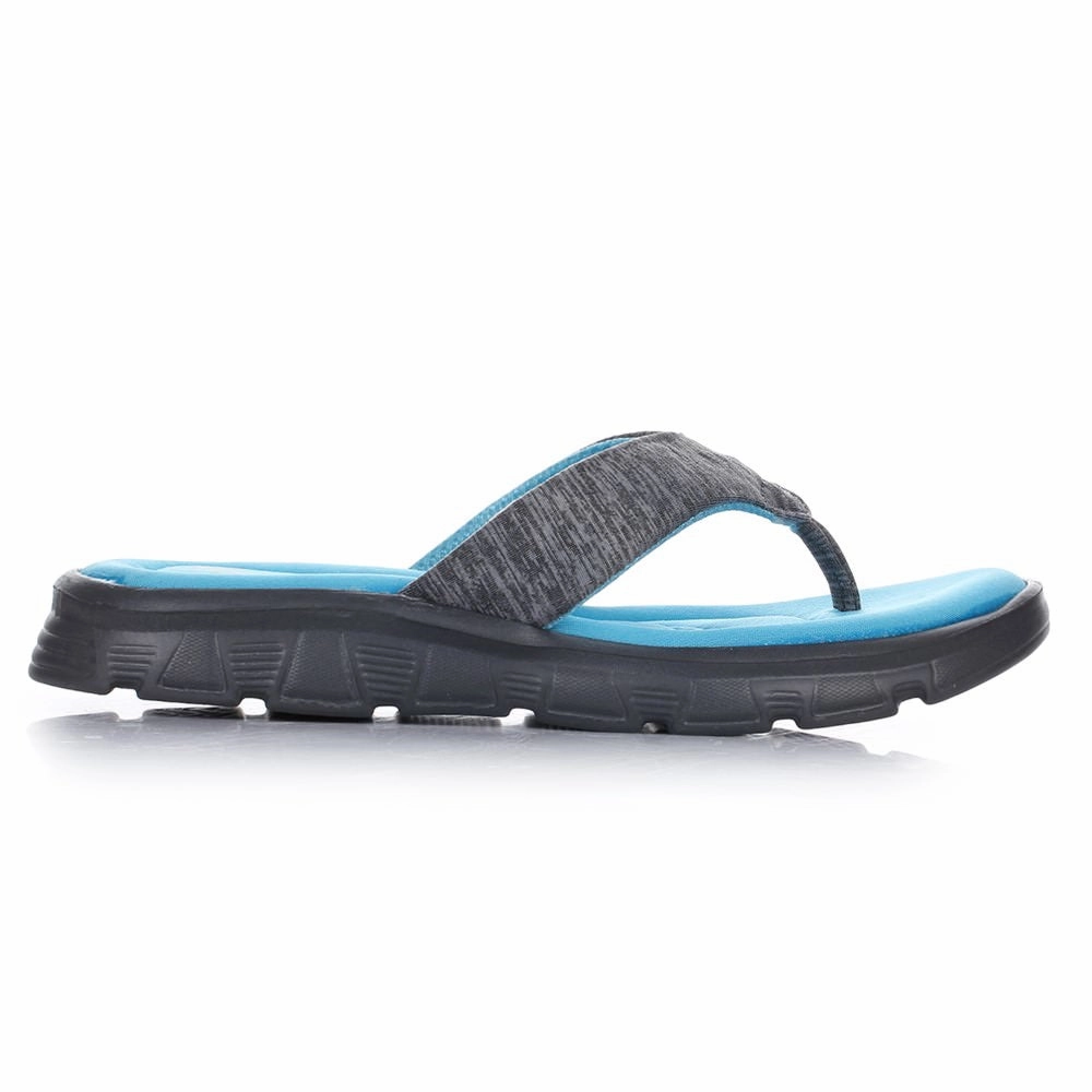 A-HA Casual Blue Flip Flops For Women CUSHION-20 By Liberty Birkenstock Flip Flops