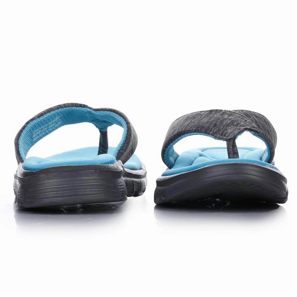 Flip Flops Ultra Comfort A-HA Casual Blue Flip Flops For Women CUSHION-20 By Liberty