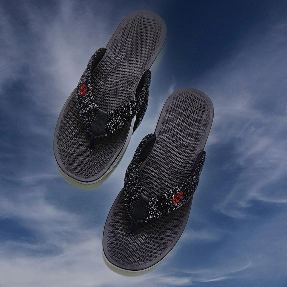 Ginza Flip Flops A-HA Casual Navy Blue Flip Flop For Women KIARA-1 By Liberty