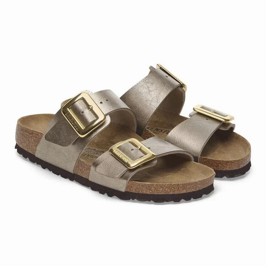 Sydney Luxe Buckle Graceful Taupe BF Narrow Birkenstock Houston Tx