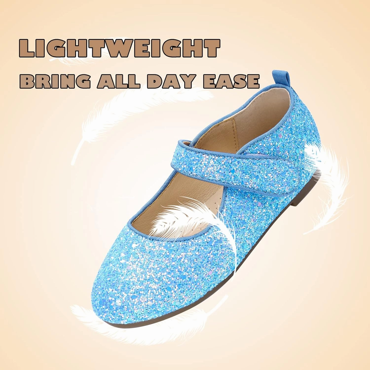 ADAMUMU Girls Dress Up Shoes Sparkly Shoes for Girls Princess Mary Jane School Uniform Dress Shoes in Performance, Prom and Graduation for Toddler/Little/Big Kids Best Asics Running Shoes For Support