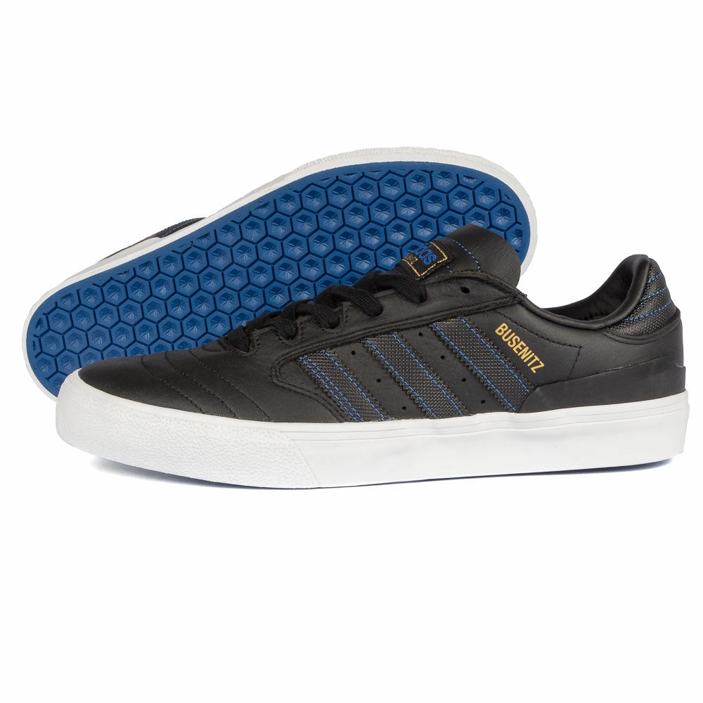 Adidas - Busenitz Vulc II (Black/Black/White) Klay Flex Cap-toe Oxfords