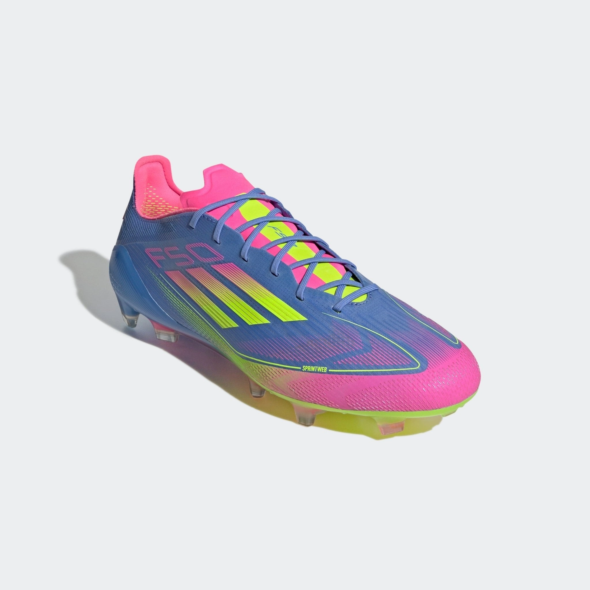 adidas F50 Elite Firm Ground Boots Blue Fusion/Lucid Lemon/Lucid Pink Ross Store Soccer Cleats