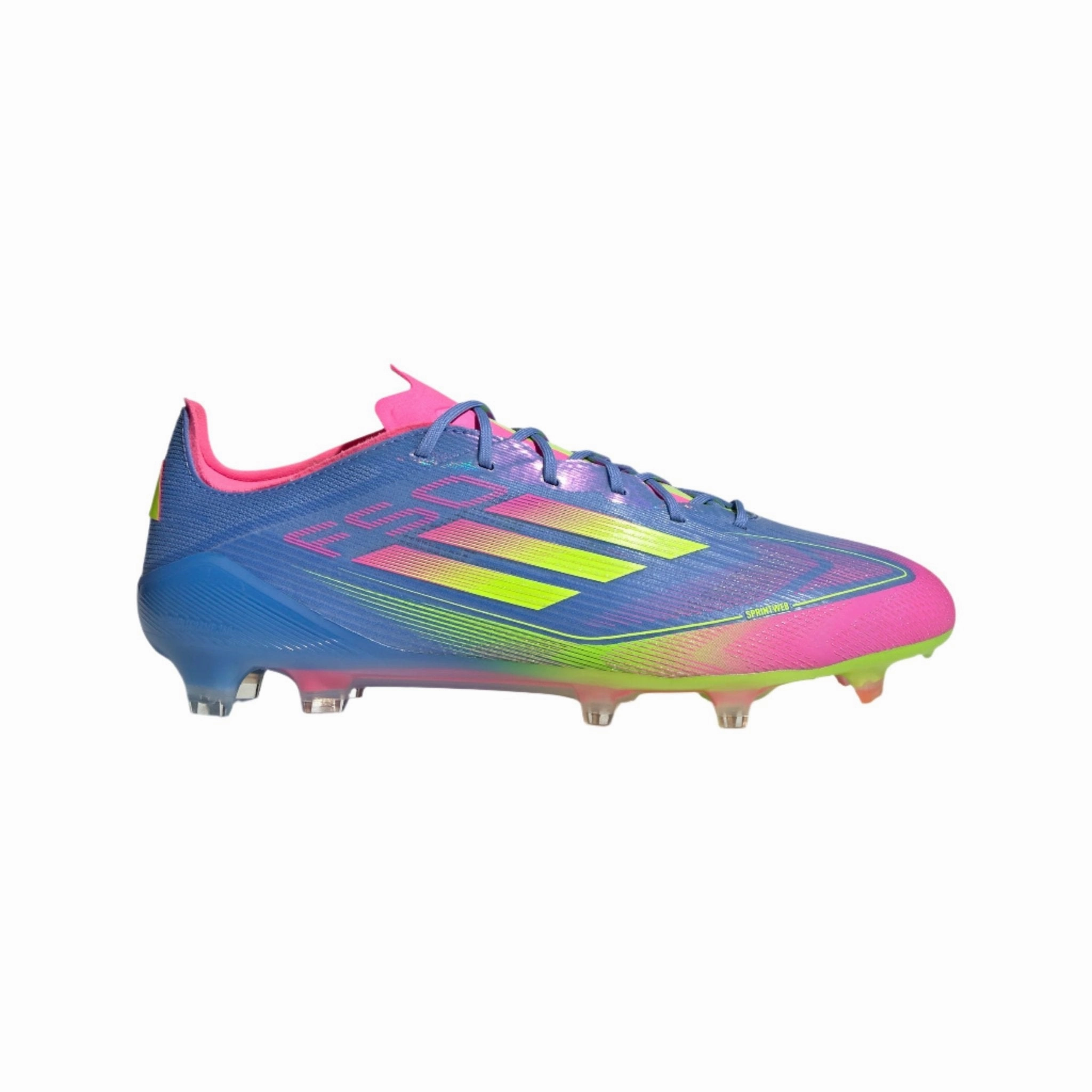 adidas F50 Elite Firm Ground Boots Blue Fusion/Lucid Lemon/Lucid Pink Predator Pro Soccer Cleats