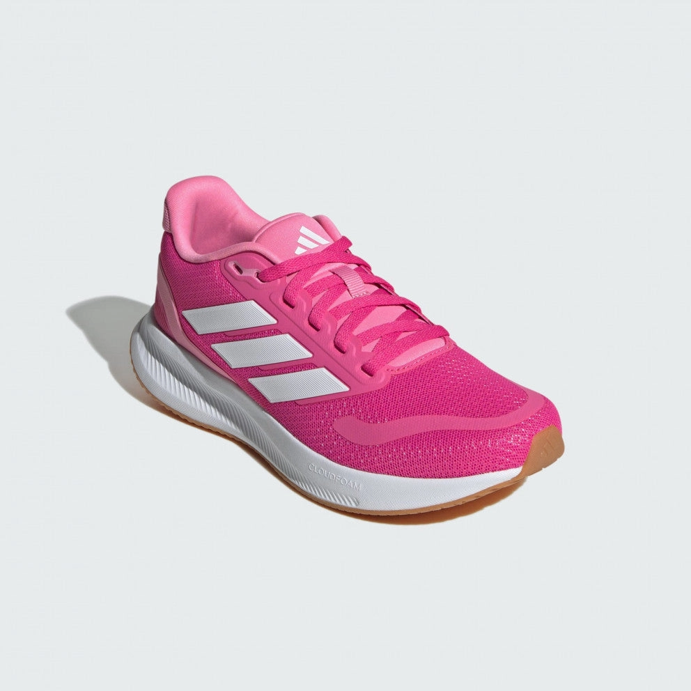 Adidas Kid's Runfalcon 5 Magenta/White Running Shoes Running Shoe Gaiters