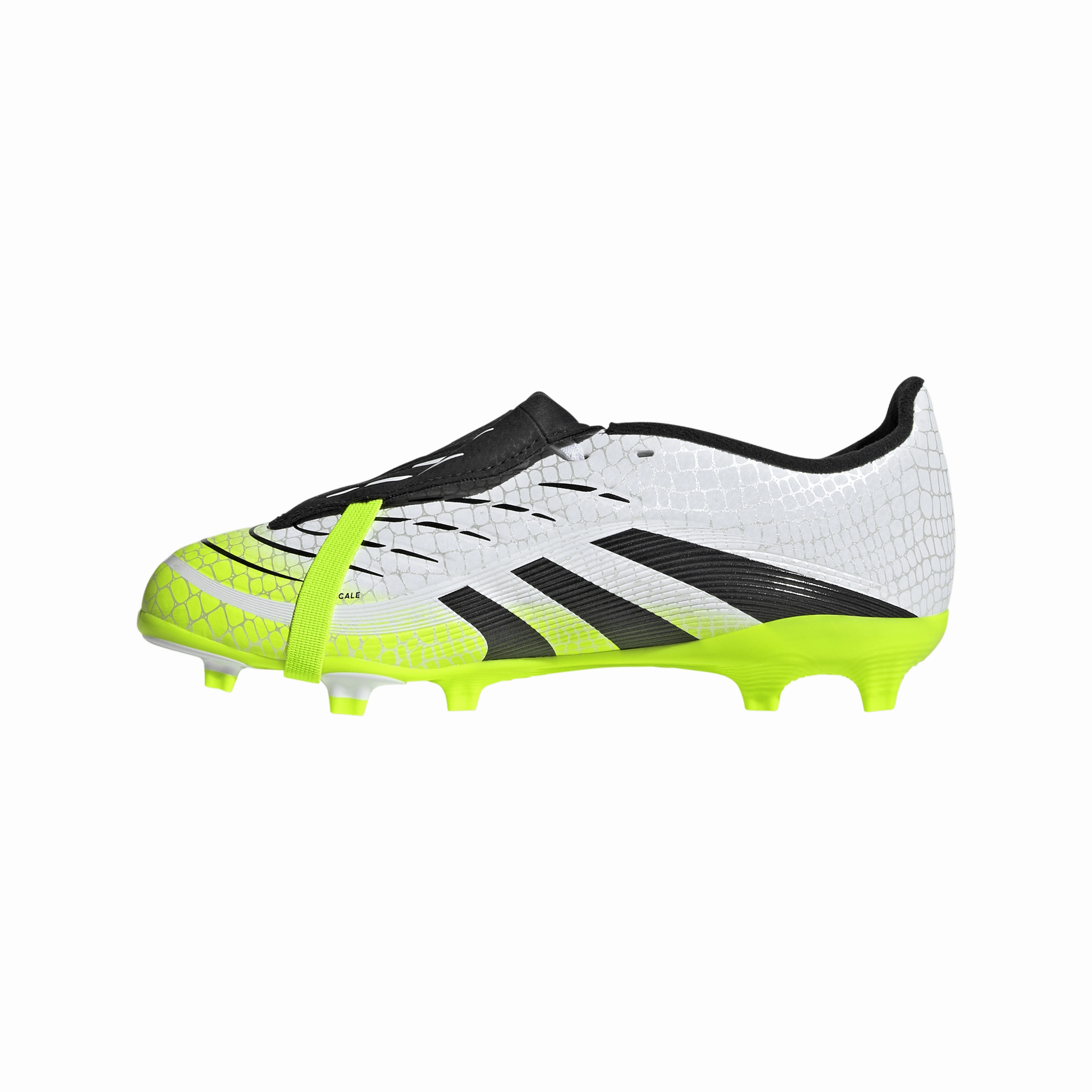 adidas Predator League Fold-Over Tongue Youth Firm/Multi-Ground Soccer Cleats -White/Black Leaked Soccer Cleats