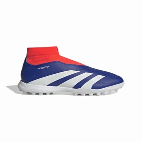 adidas Predator League Laceless TF Turf Shoes Grey Soccer Cleats