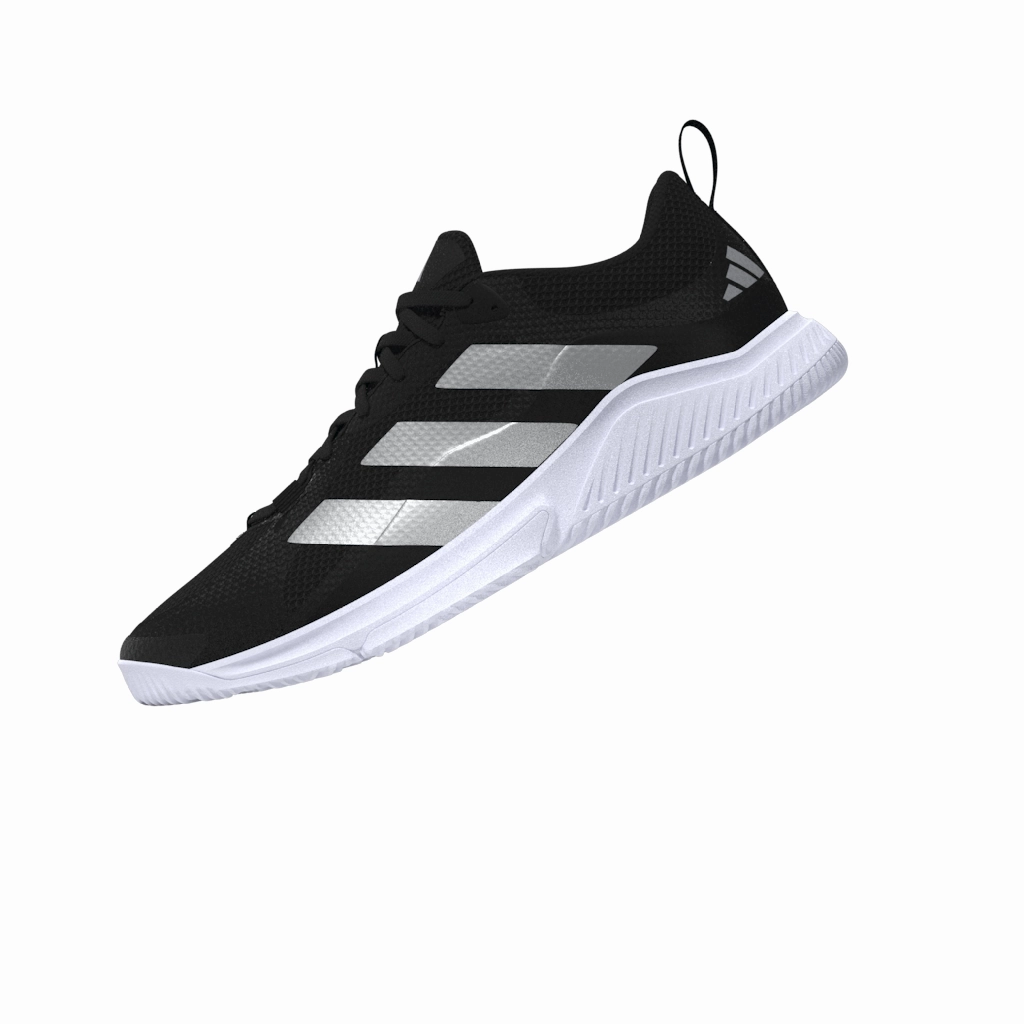 Adidas Womens Court Team Bounce 2.0 Indoor Shoes - White/Black Adidas Volleyball Shoes Boost