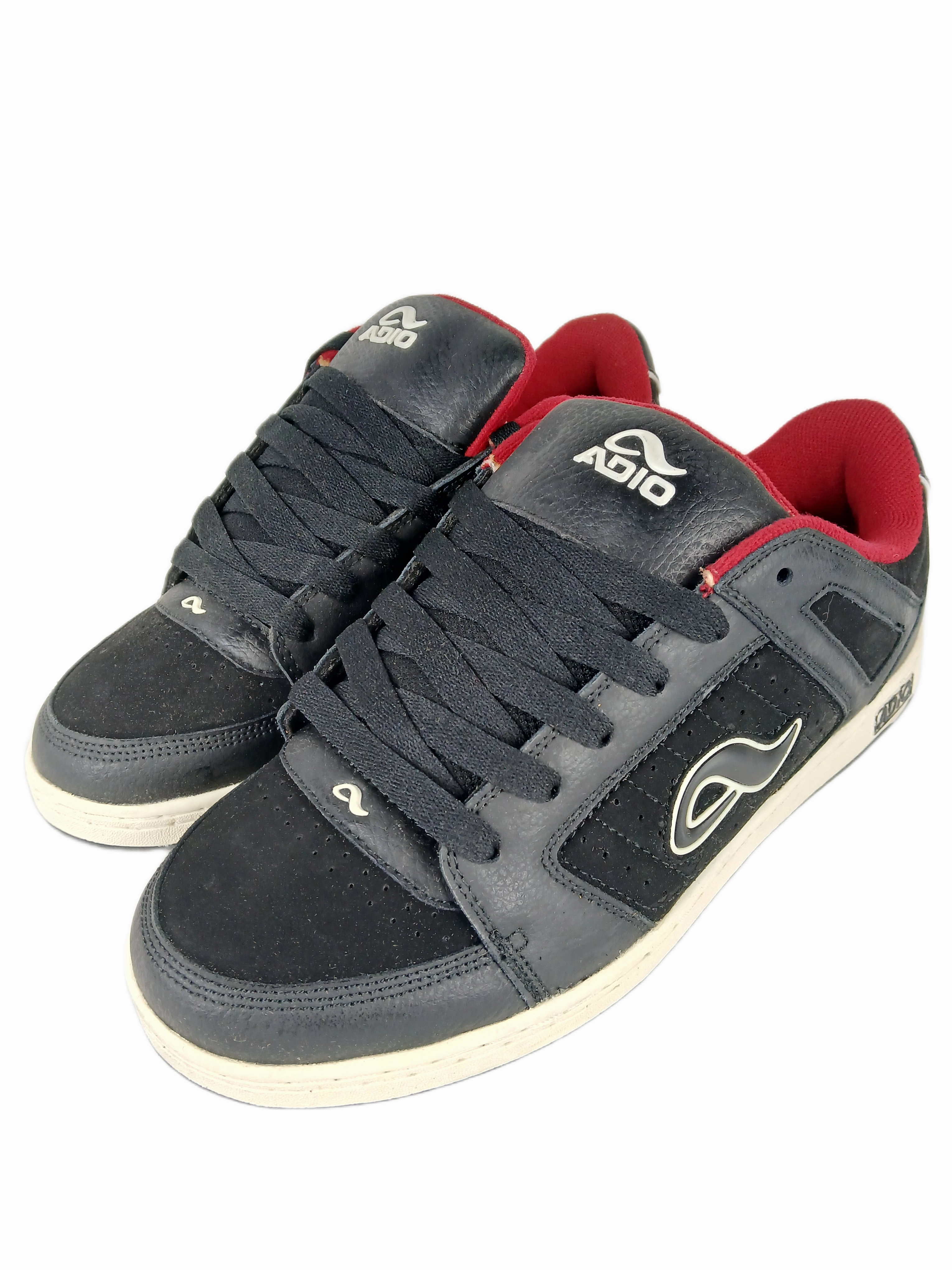 Adio Snap V.2 Black White Red US Mens Size 9.5 Vintage Shoes Blue Nike Women Shoes