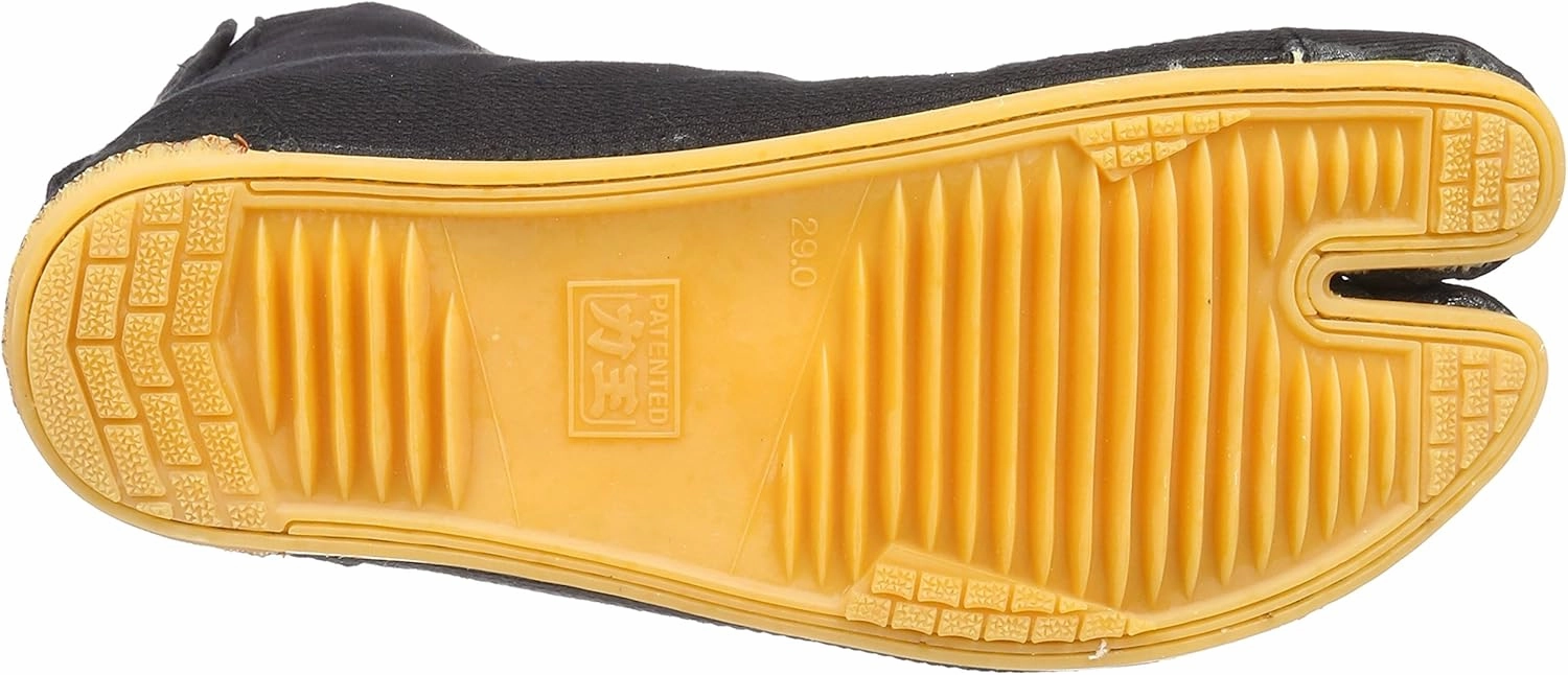 Ninja Tabi Shoes Low Top Comfort-Cushioned ! Black Jikatabi Asics