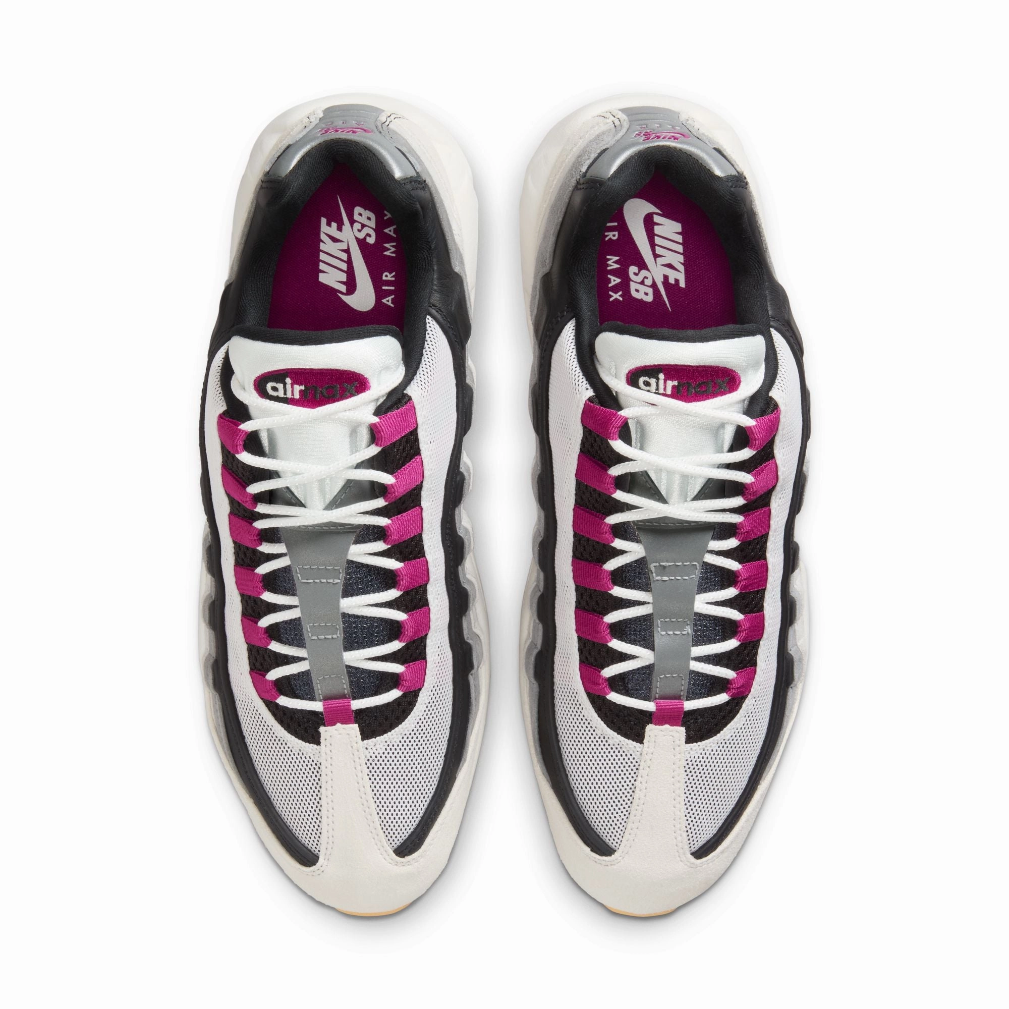 Nike SB - Air Max 95 Shoes - Summit White / Cactus Flower - Photon Dust Women's Shoes Nike