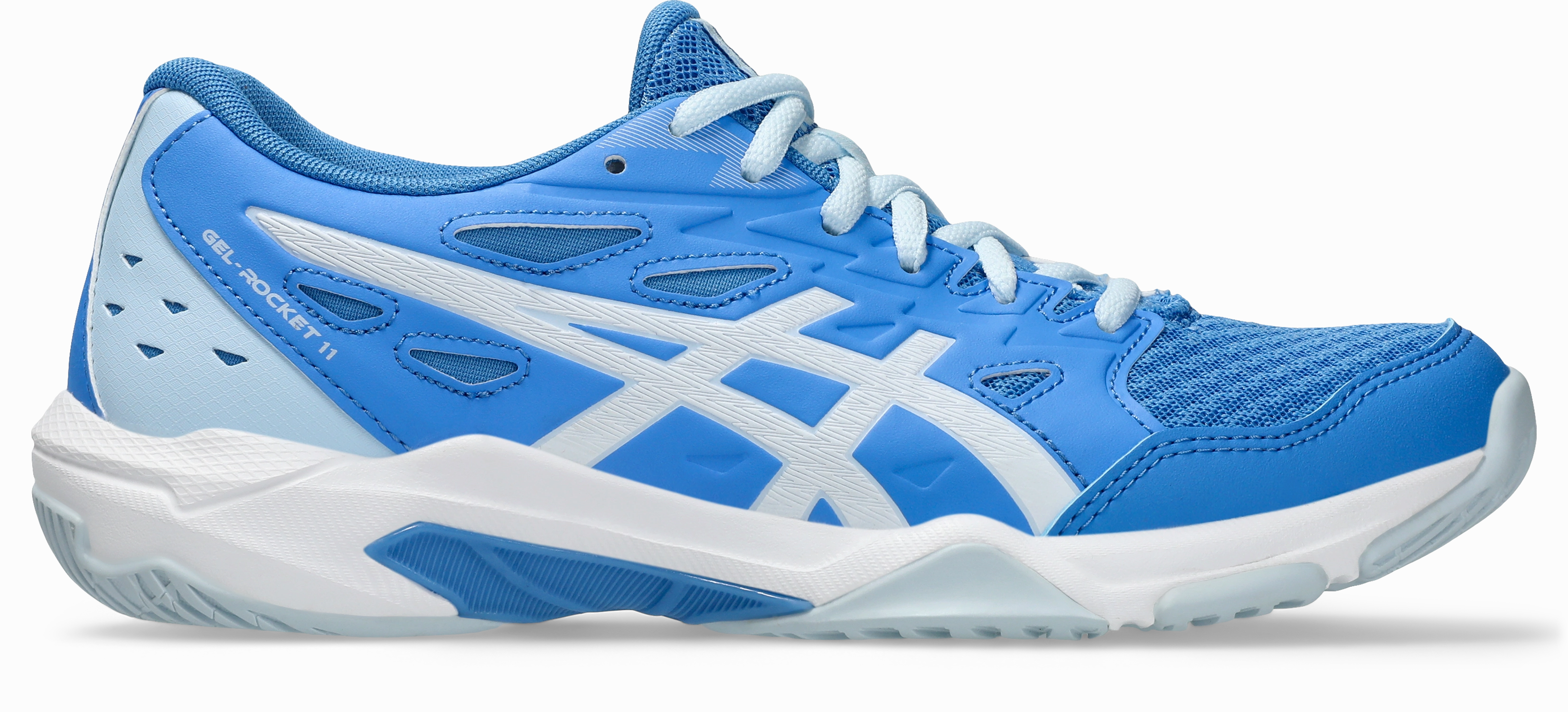 Asics Womens Gel Rocket 11 Indoor Court Shoes - Blue Coast/White Mizuno Wave Lightning Z6 Volleyball Shoes