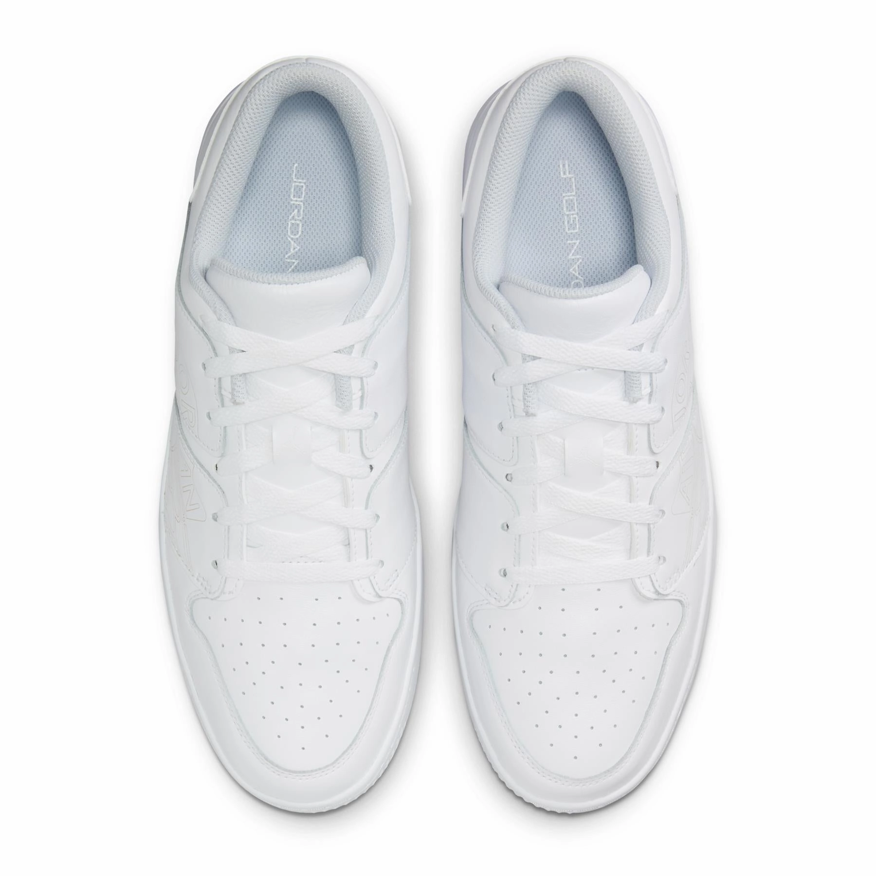 Nike Airmax Shoe Air Jordan 1 NU Retro Golf Shoes White/Pure Platinum/Blue Tint