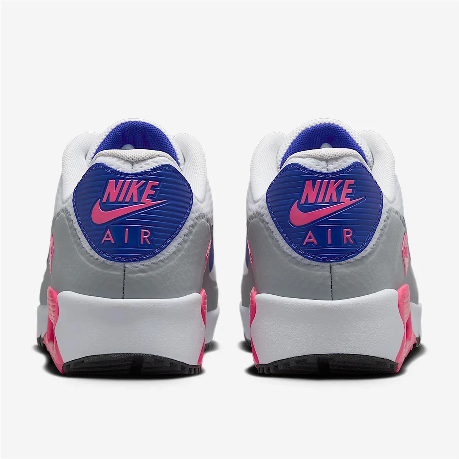 Air Max 90G Golf Shoes White/Concord/Laser Pink Shoe Palace Nike Shoes