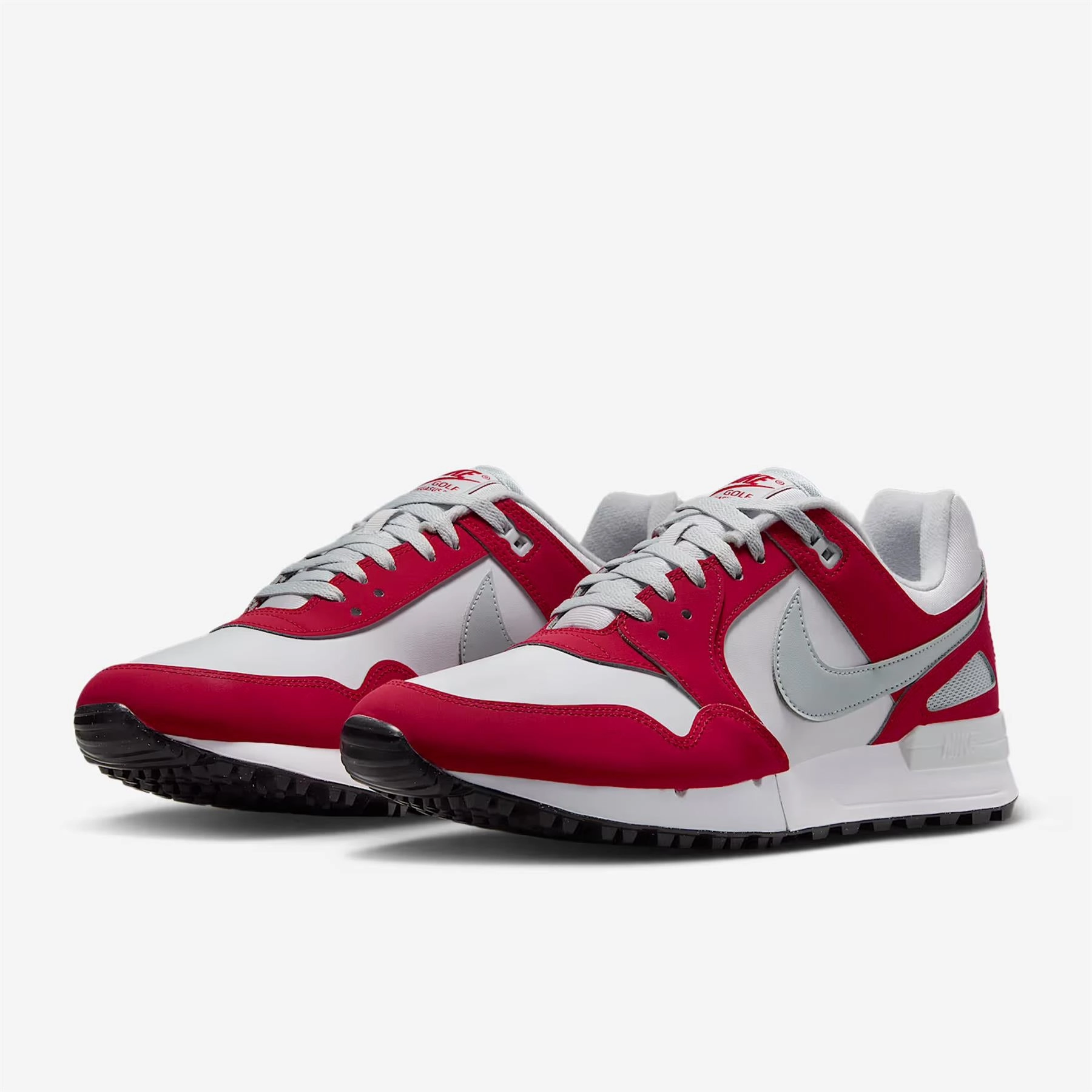Most Comfortable Nike Shoes Air Pegasus '89 Golf Shoes University Red/Pure Platinum/White/Black
