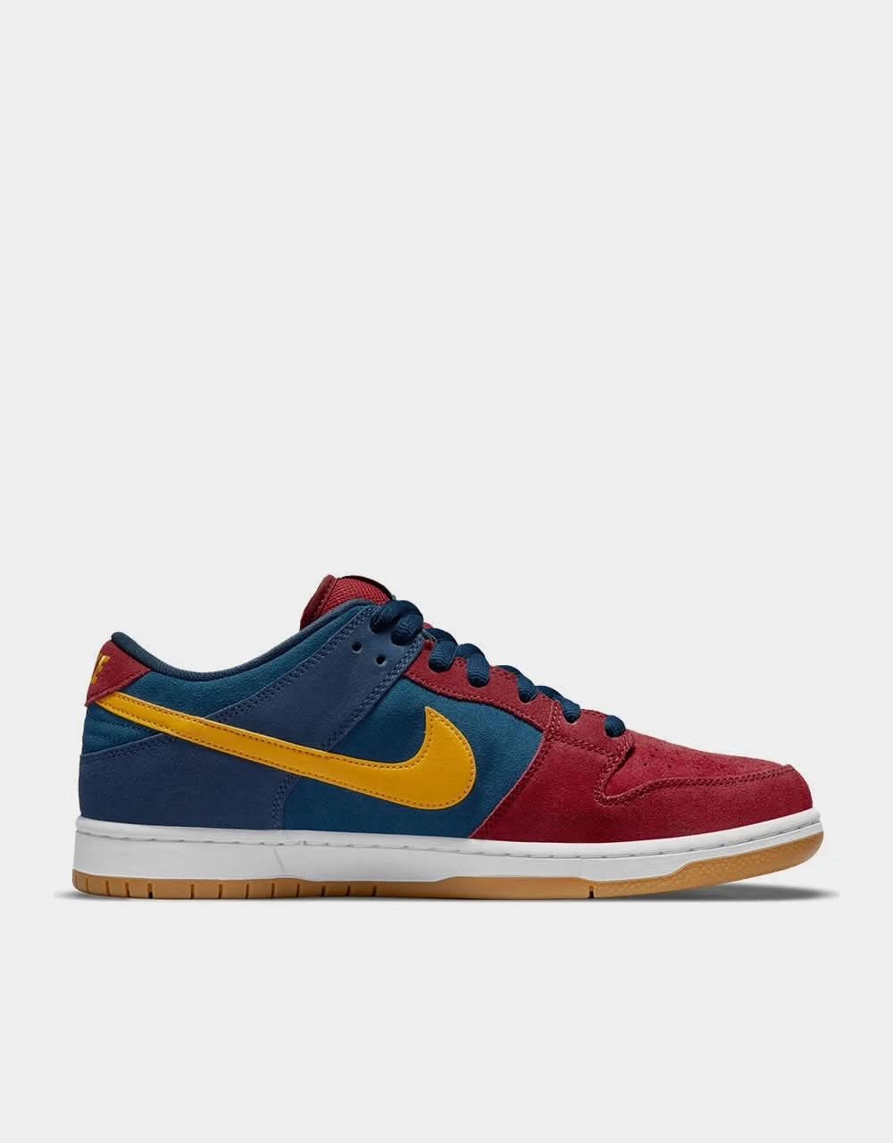 Nike SB Dunk Low Pro Skate Shoes - Navy/University Gold-Gym Red-Court Blue Best Nike.running Shoes