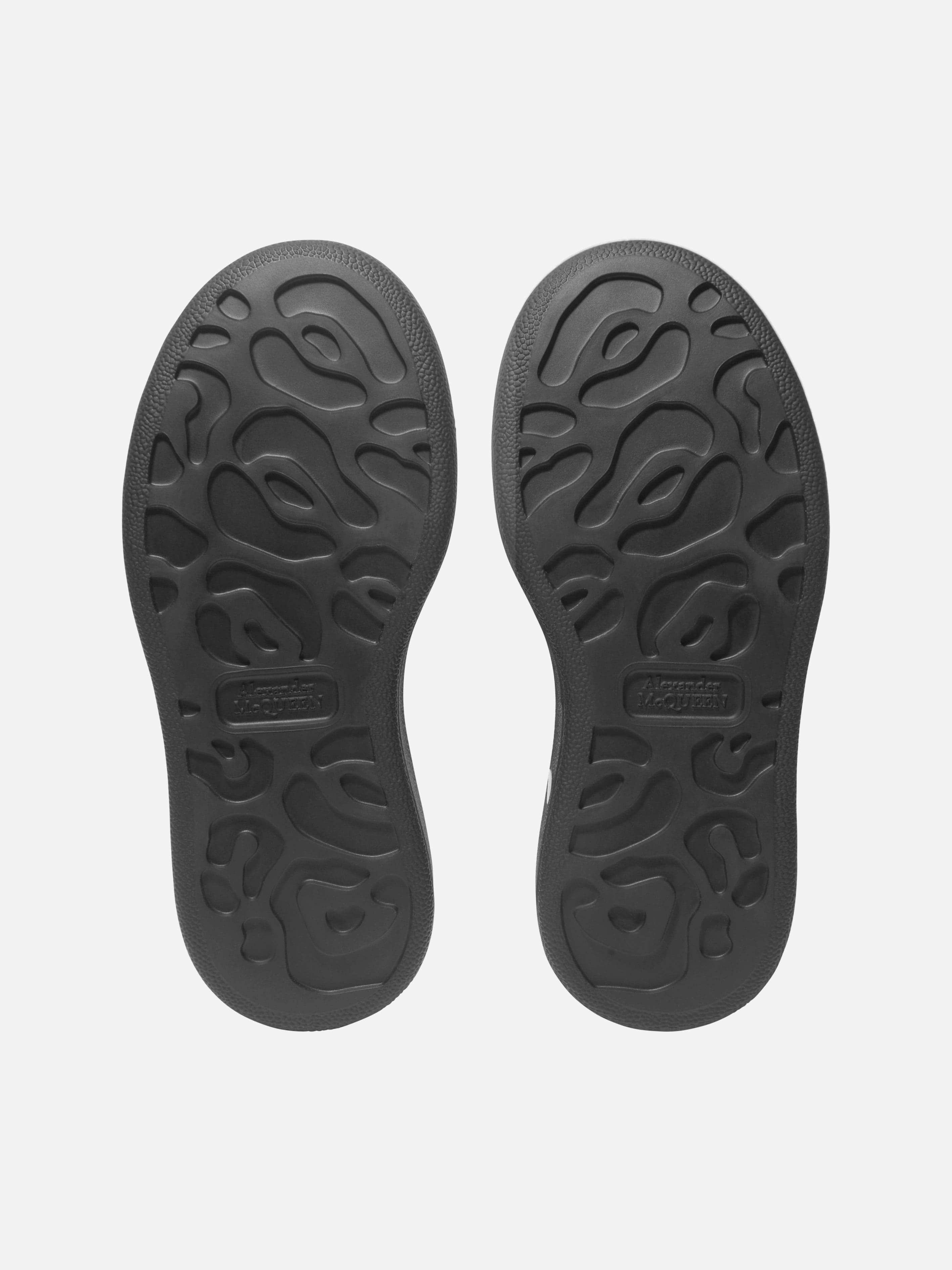 Alexander McQueen Kids Leather Lace Up Chunky Boots Zara Black Boots