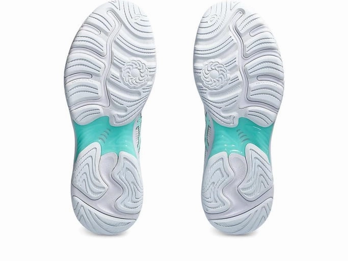 Asics Running Shoe Laces Asics Womens Netburner Professional FF 4 - White/Illuminate Mint