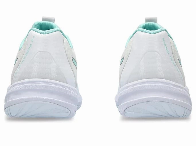 Asics Jolt 4 Shoes Asics Womens Netburner Professional FF 4 - White/Illuminate Mint