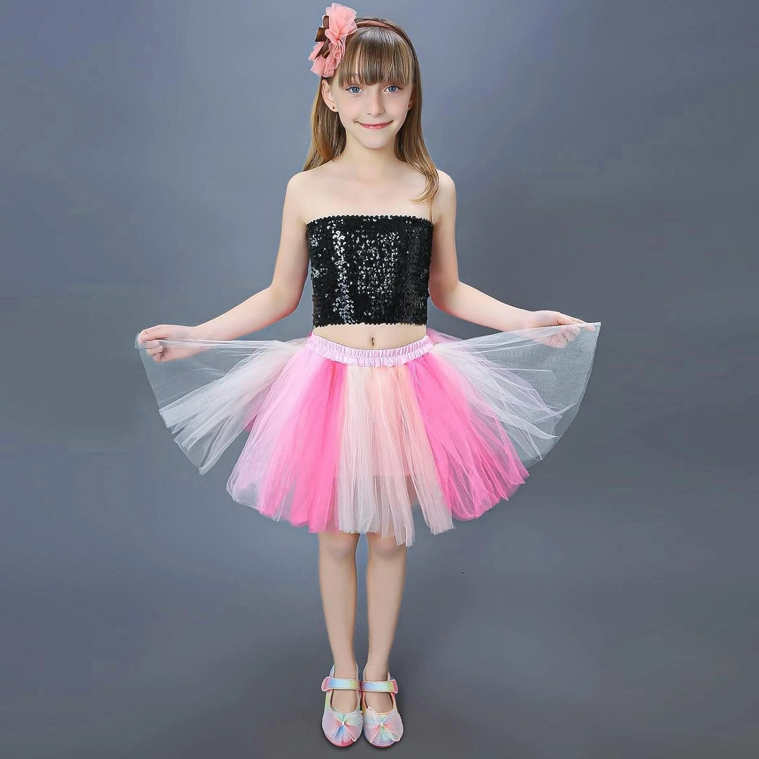 ADAMUMU Girls Dress Up Shoes Sparkly Shoes for Girls Princess Mary Jane School Uniform Dress Shoes in Performance, Prom and Graduation for Toddler/Little/Big Kids Asics Volleyball Shoes Olympics