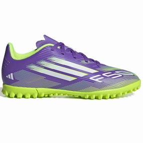 Clearance Soccer Cleats adidas JR F50 Club Turf Soccer Shoes - Radiant Blaze Pack (FA25)