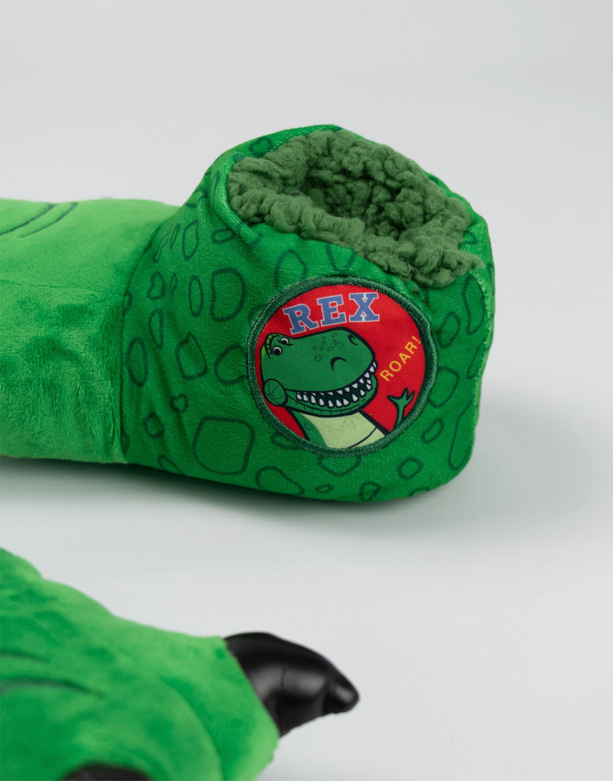 Boots At Walmart Disney Toy Story Rex Unisex Kids Green Slipper Boots