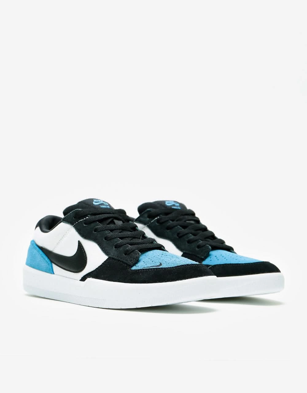 Nike Huarache Baseball Turf Shoes Nike SB Force 58 Skate Shoes - Dutch Blue/Black-White