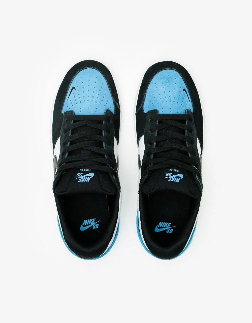 Old Nike Golf Shoes Nike SB Force 58 Skate Shoes - Dutch Blue/Black-White