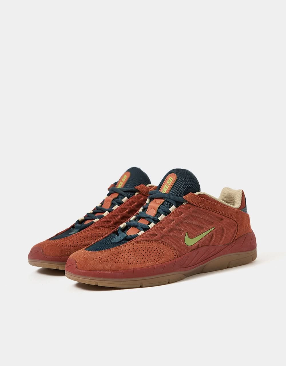 Nike SB Vertebrae TE Skate Shoes - Dark Russet/Pear-Desert Orange Nike Mercurial Vapor Shoes