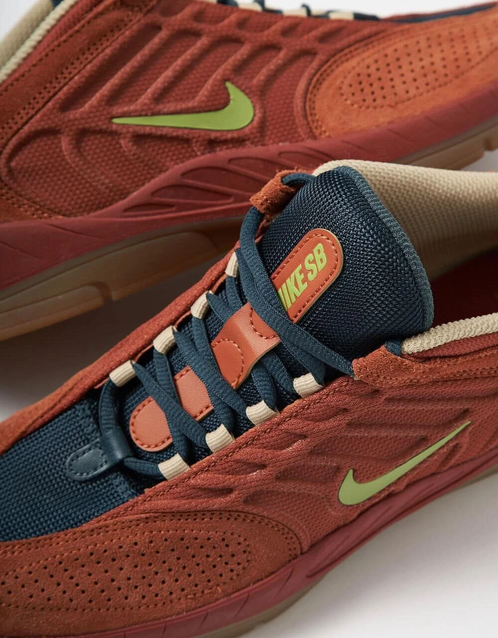 Nike Playstation Shoes Nike SB Vertebrae TE Skate Shoes - Dark Russet/Pear-Desert Orange