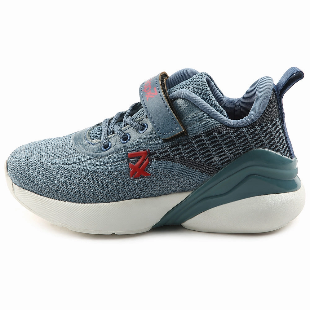 Leap7x Blue Sports Lacing Running Shoes For Kids COVER-02 By Liberty Best Running Shoe For Neutral Runners