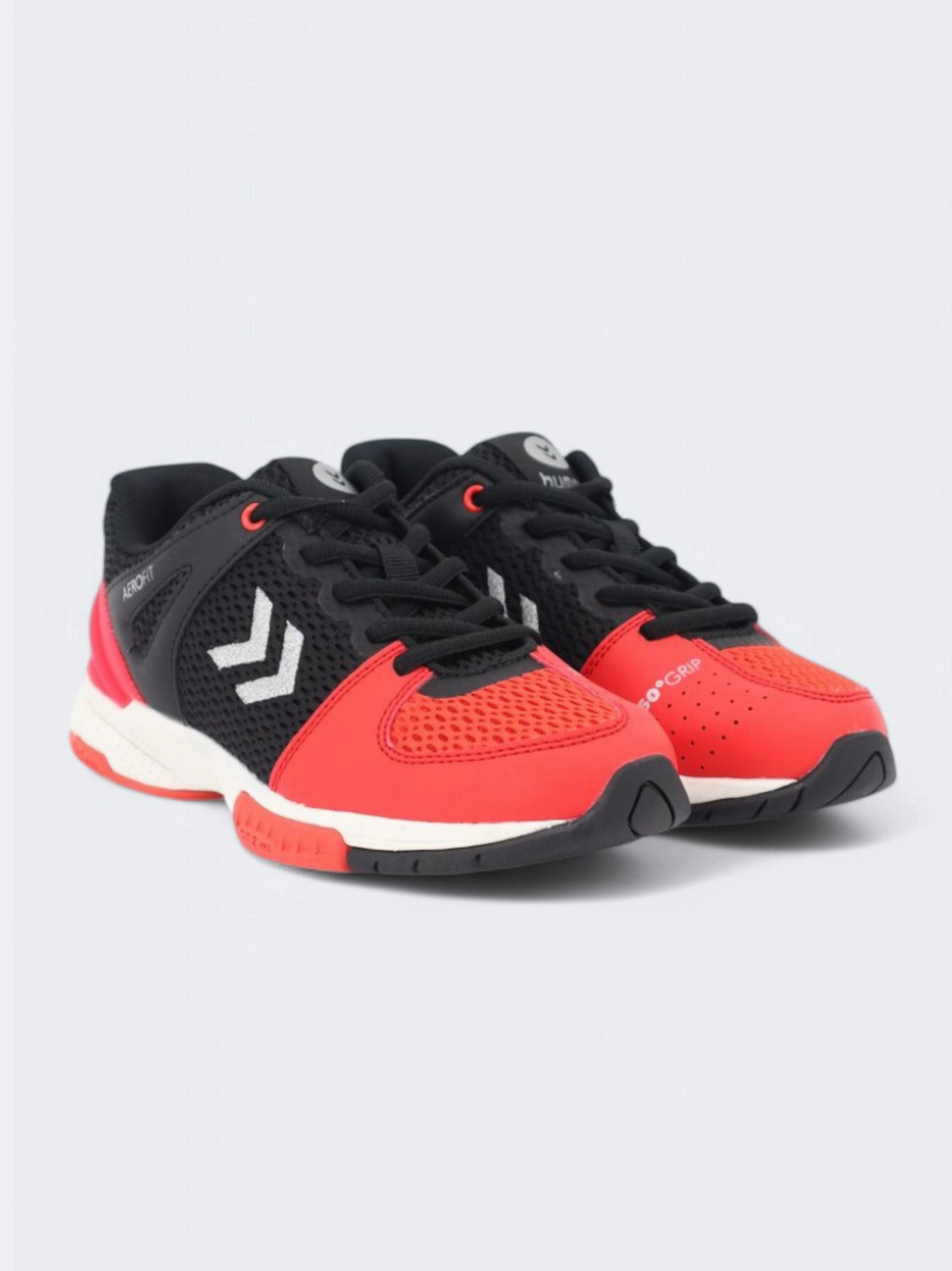 Kids Boy's Brand Logo Embroidered Running Shoes,Black/Red Trail Running Shoes Vs Running Shoes