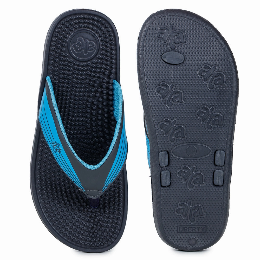 Freebird Flip Flops A-HA Casual Grey Flip Flops For Women ADAM-KT-2 By Liberty