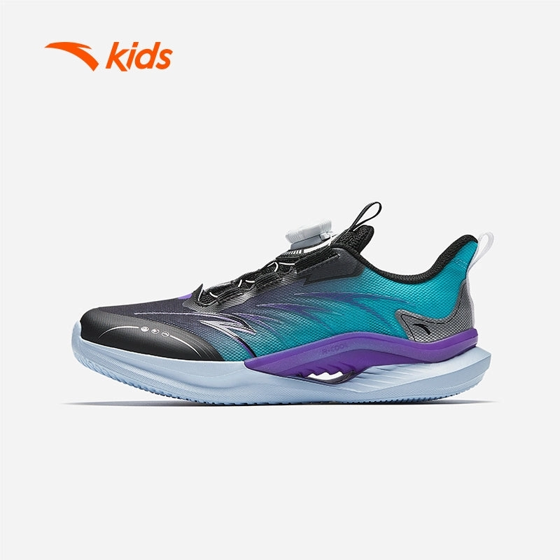 anta kids boys kyrie irving running shoes A125C5514-3 -blue/blue/purple Good Skate Shoes For Feet