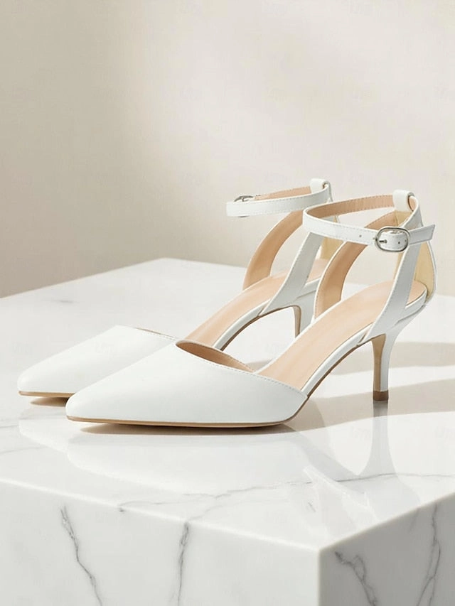 Ankle Glitter Heels Gold Strap Women's