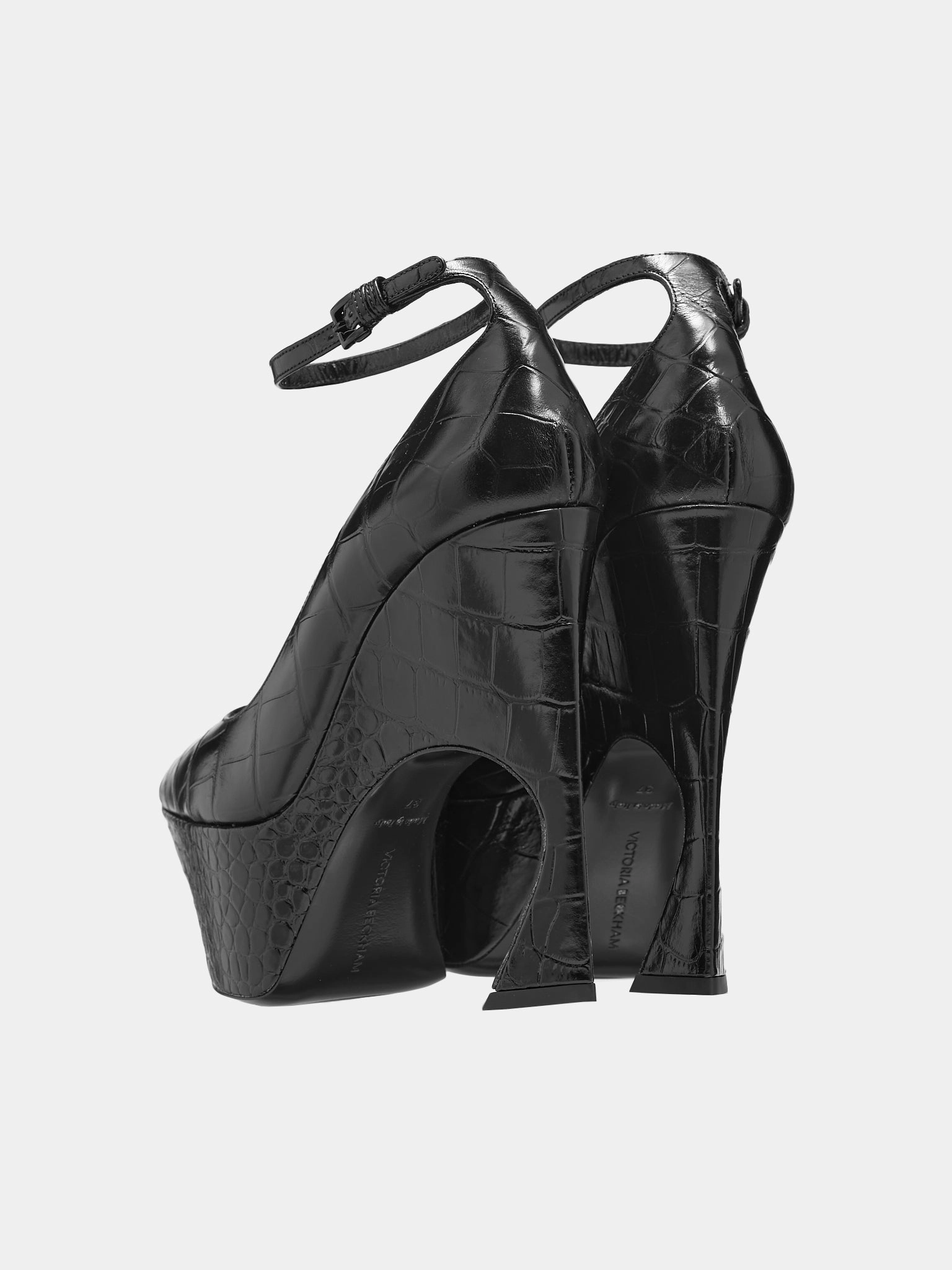 Inge Ankle Boots Ankle Strap Wedge Pump (BE41200A-18100-BLACK)