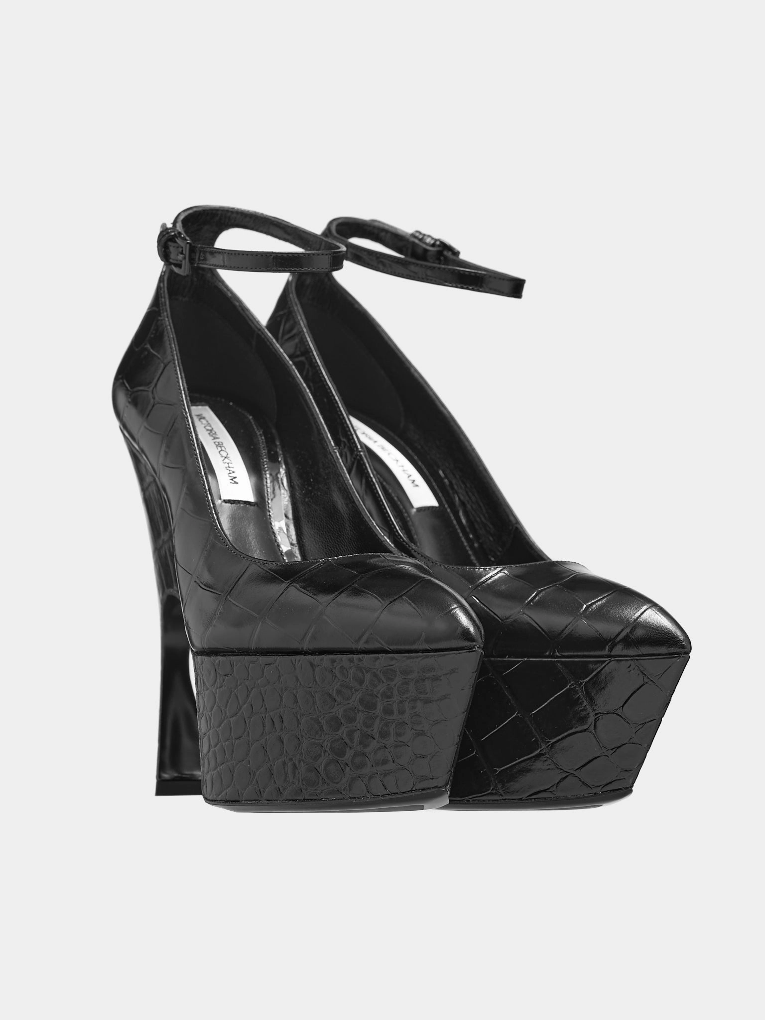 Ankle Strap Wedge Pump (BE41200A-18100-BLACK) High Heel Ankle Boot