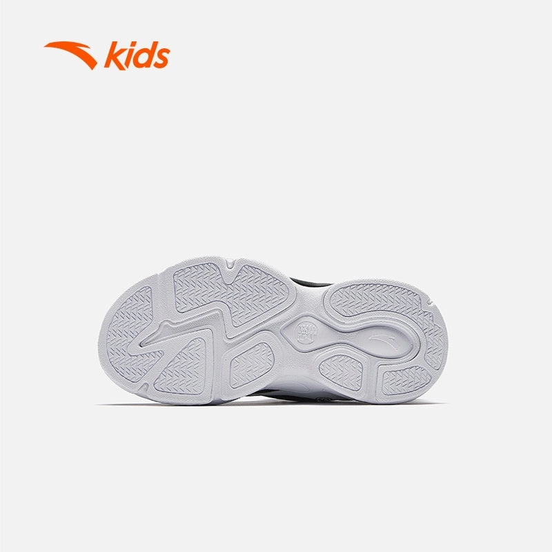 1010 Skate anta kids boys casual shoes 3125C9921-1 -black/white/blue (kasut kasual kanak lelaki)