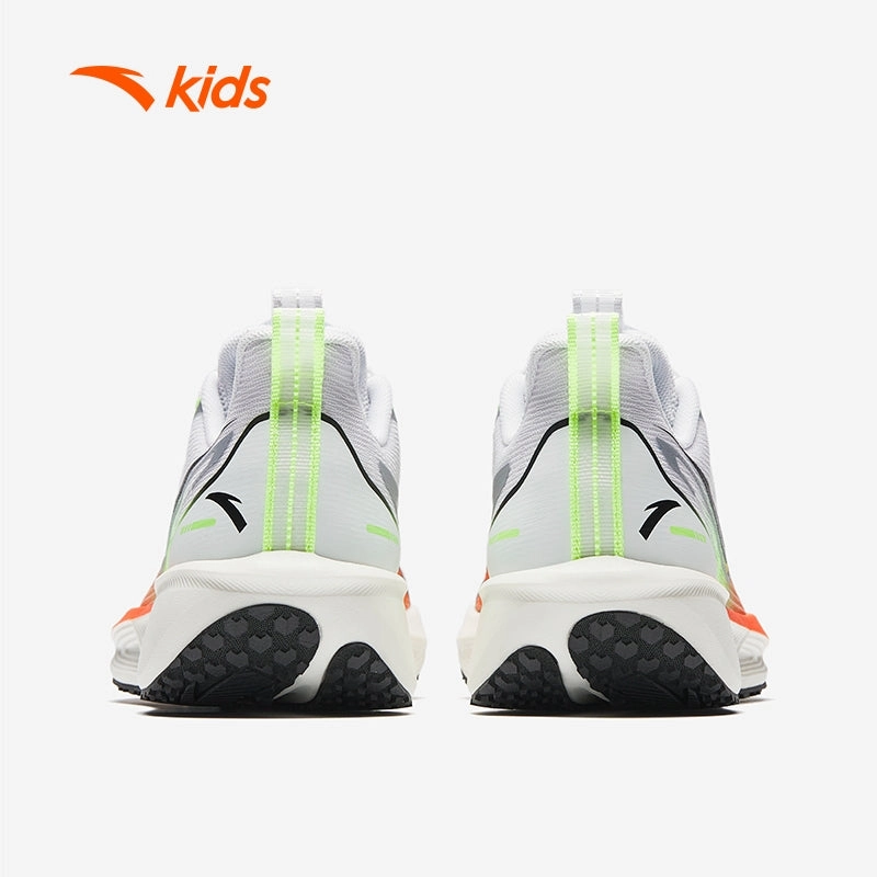 anta kids boys hydrogen jump running shoes 3125C5563-6 -white/yellow (kasut larian kanak lelaki) Skate Shoe Deals