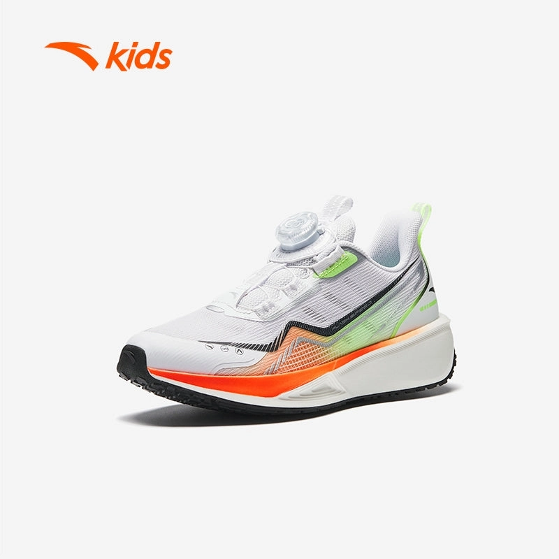 Most Iconic Skate anta kids boys hydrogen jump running shoes 3125C5563-6 -white/yellow (kasut larian kanak lelaki)