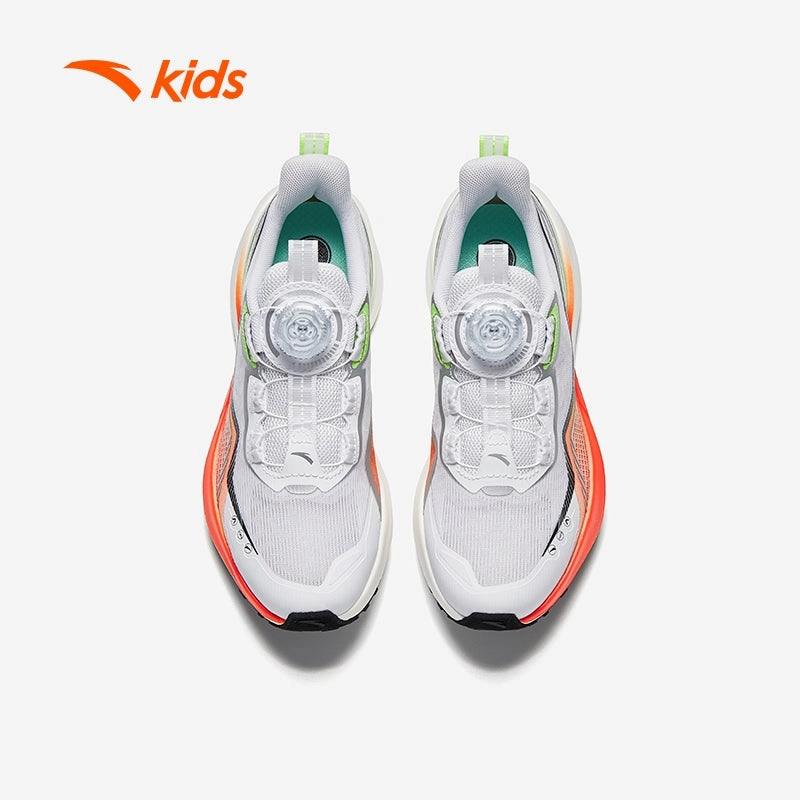 Skate Shoe Design anta kids boys hydrogen jump running shoes 3125C5563-6 -white/yellow (kasut larian kanak lelaki)